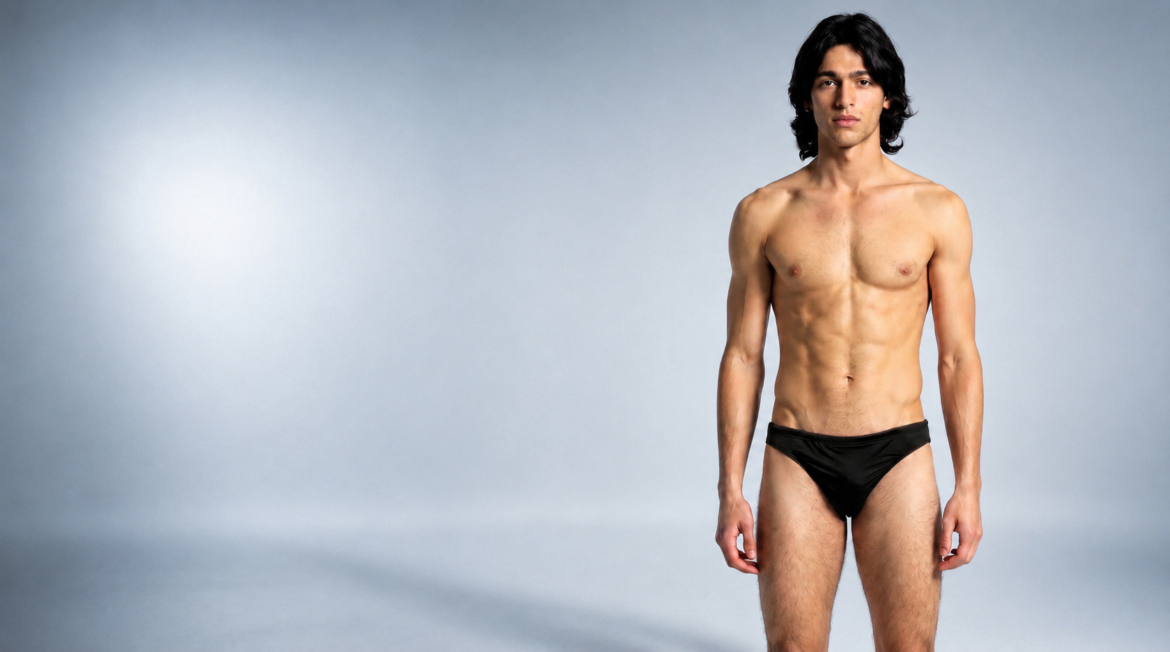 J. GRANT swim brief — on-figure fit